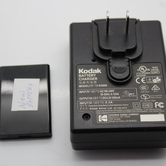 Kodak Li-Ion Rapid Battery Charger Model K5000 With Battery KLIC 5000 - Picture 6 of 6